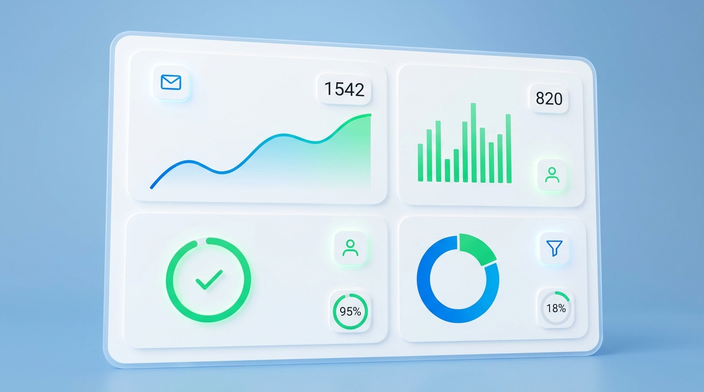 Image: Dashboard สำหรับ monitoring leads