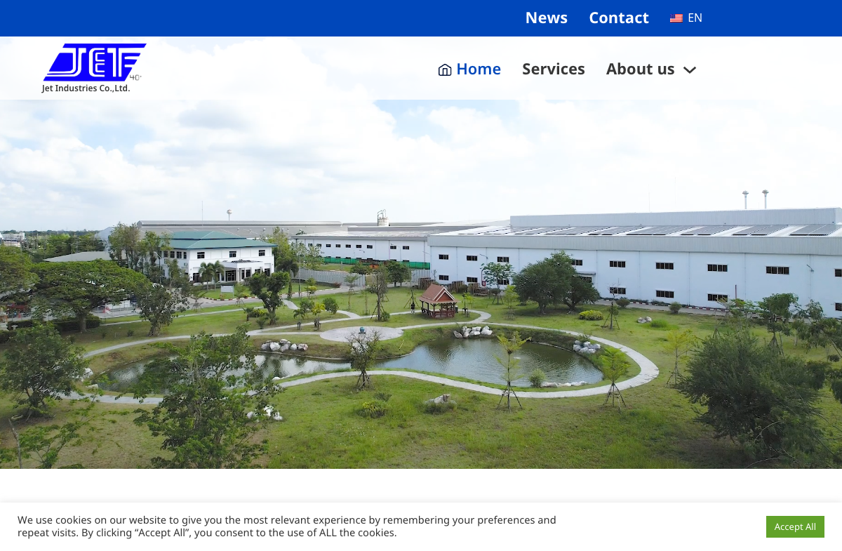 Jet Industries website screenshot